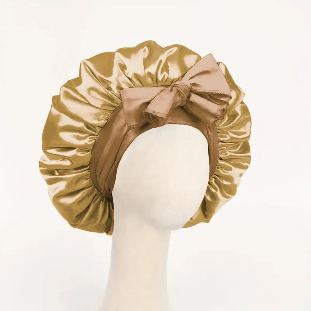 `Royal Satin Bonnet for Type 4 Hair — Protect Your Crown