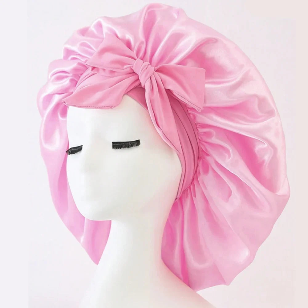 `Royal Satin Bonnet for Type 4 Hair — Protect Your Crown