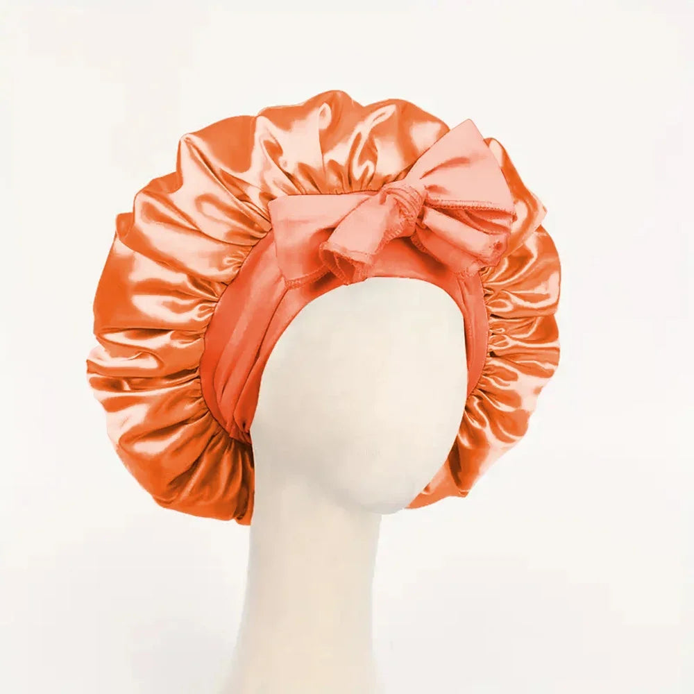 `Royal Satin Bonnet for Type 4 Hair — Protect Your Crown