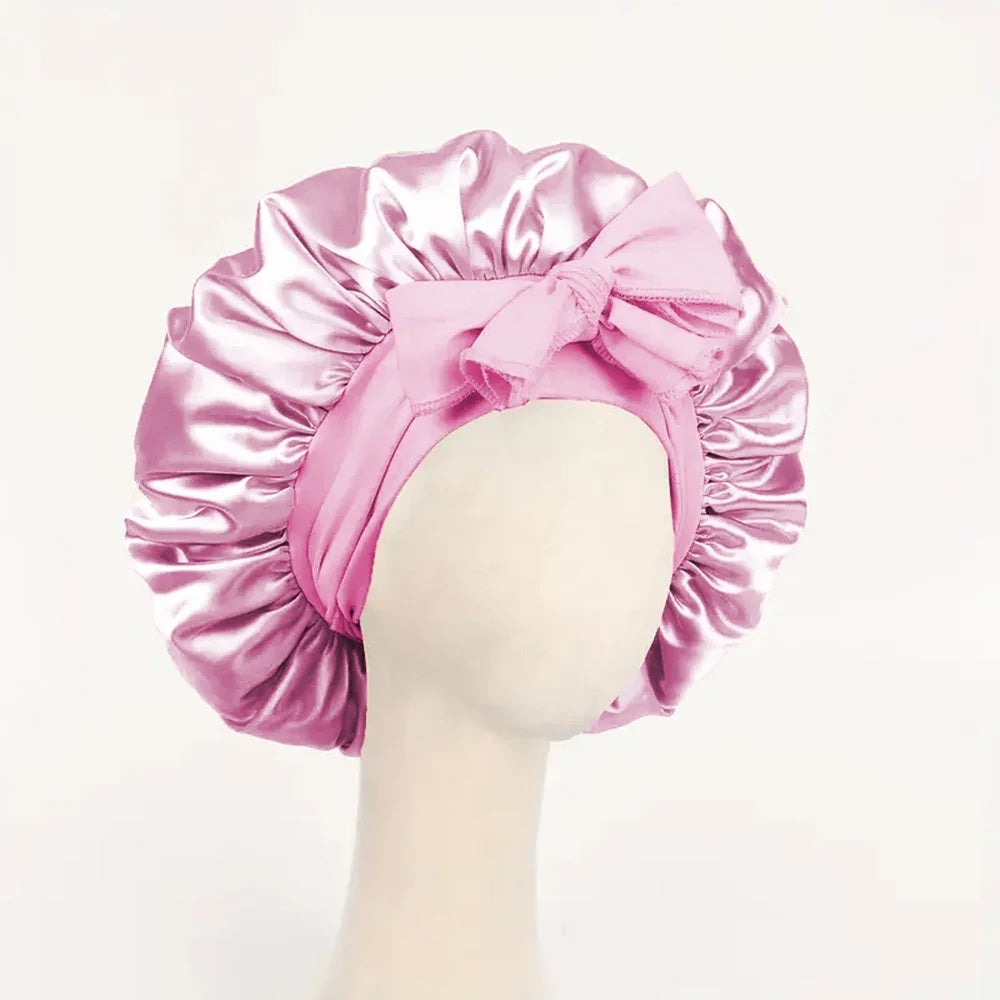 `Royal Satin Bonnet for Type 4 Hair — Protect Your Crown