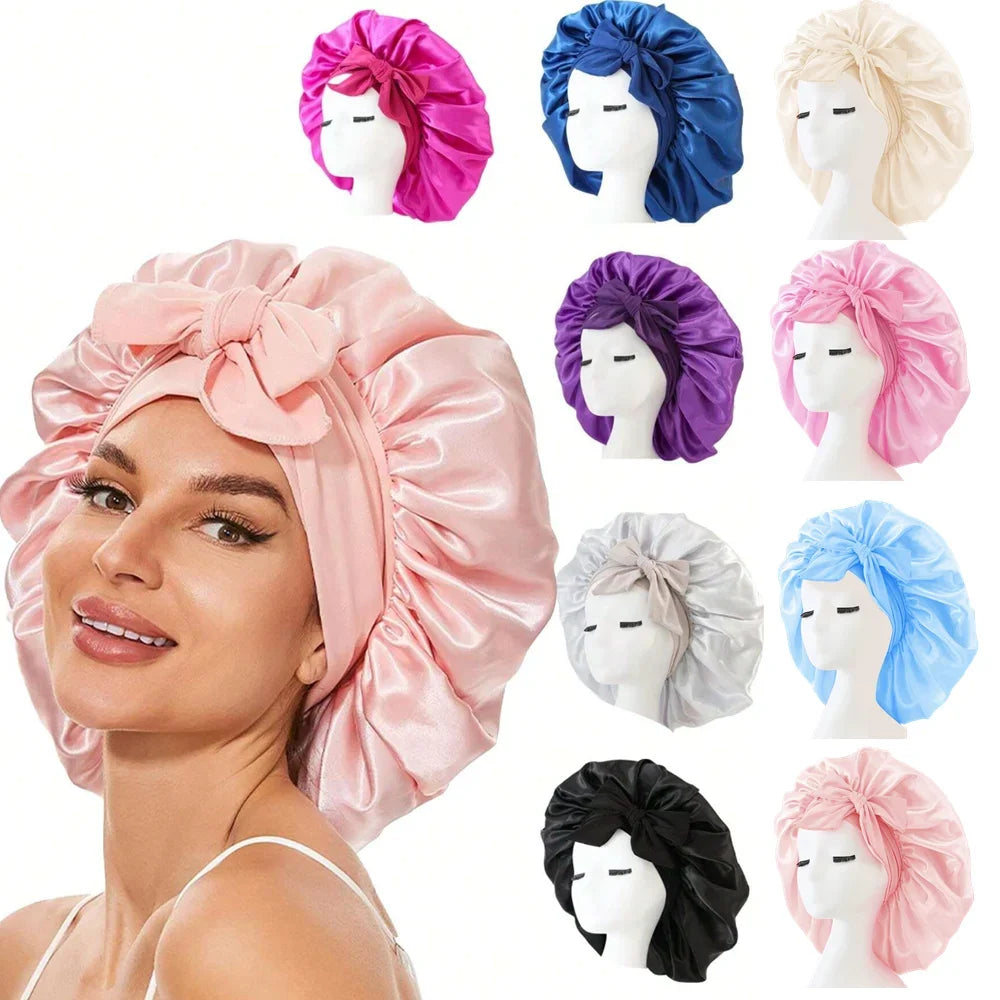 `Royal Satin Bonnet for Type 4 Hair — Protect Your Crown