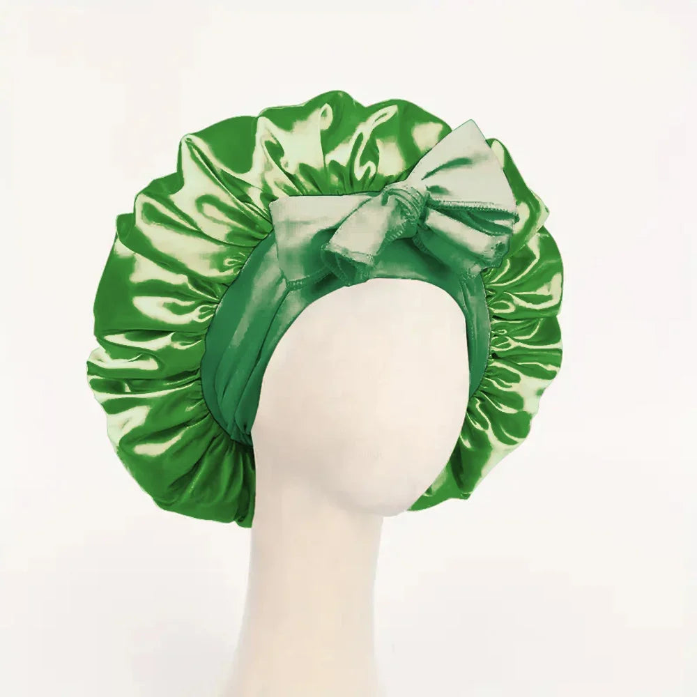 `Royal Satin Bonnet for Type 4 Hair — Protect Your Crown