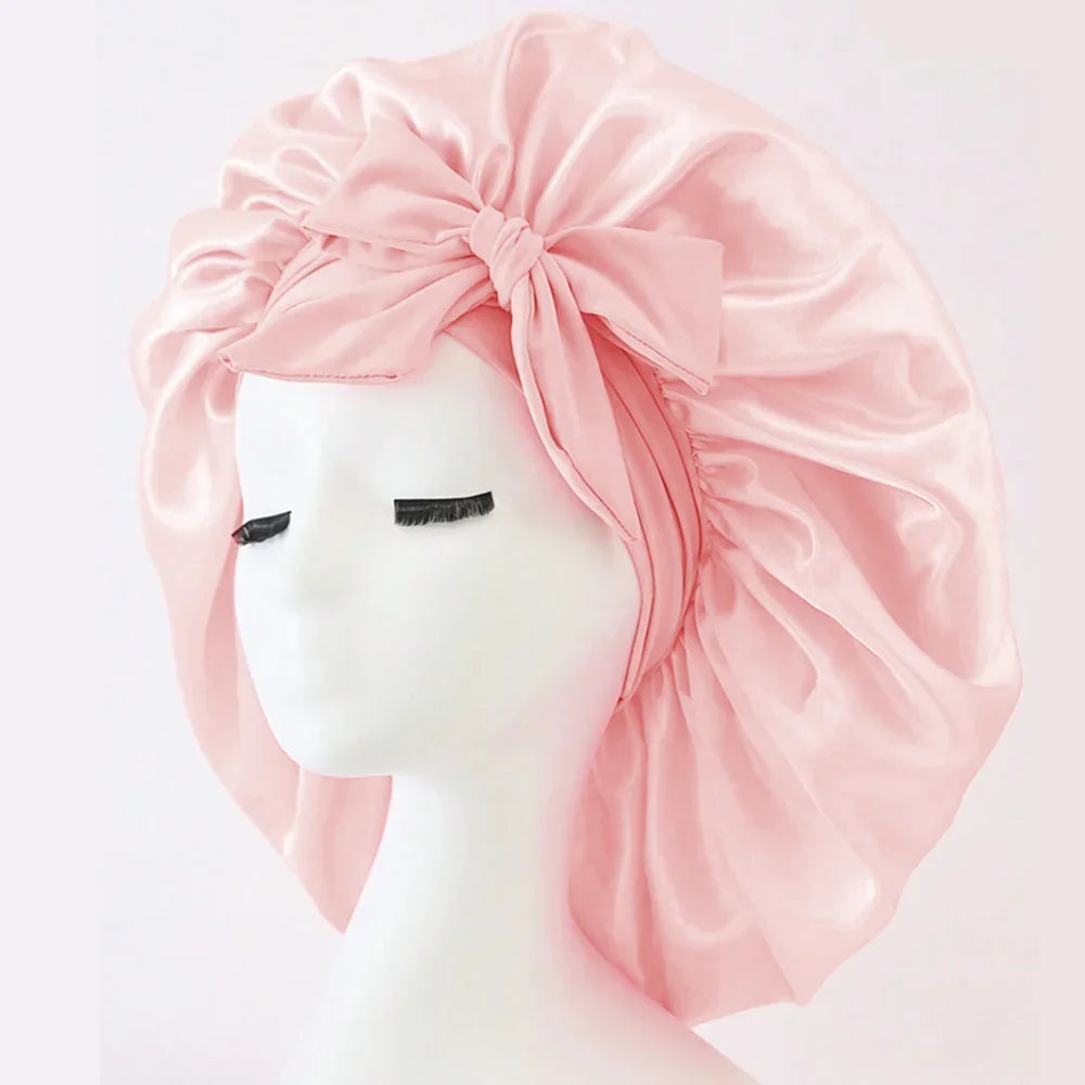 `Royal Satin Bonnet for Type 4 Hair — Protect Your Crown