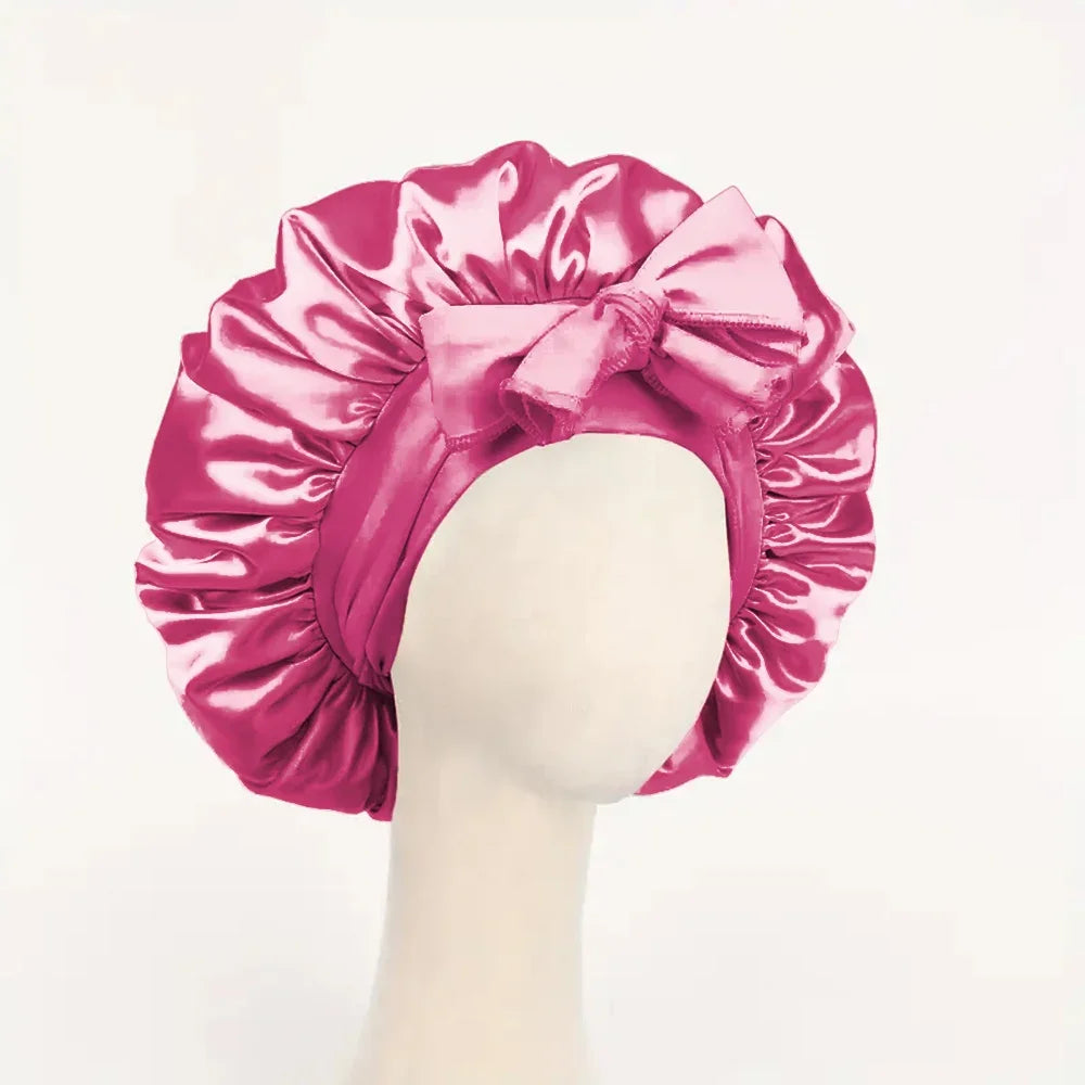 `Royal Satin Bonnet for Type 4 Hair — Protect Your Crown