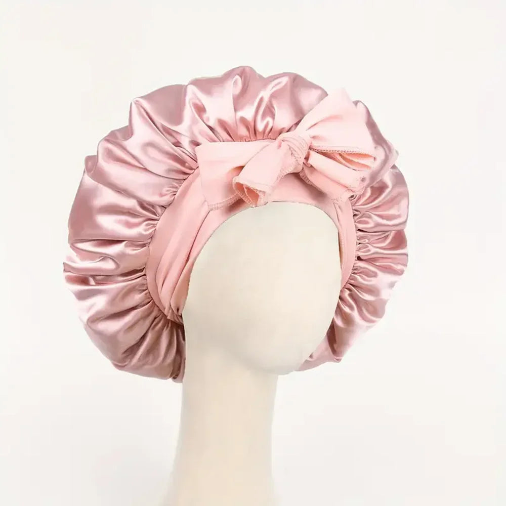 `Royal Satin Bonnet for Type 4 Hair — Protect Your Crown