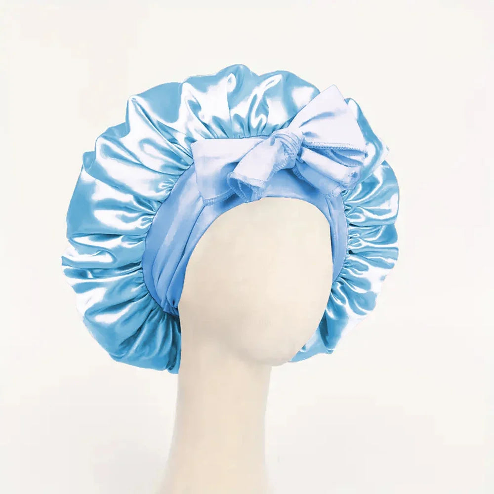`Royal Satin Bonnet for Type 4 Hair — Protect Your Crown