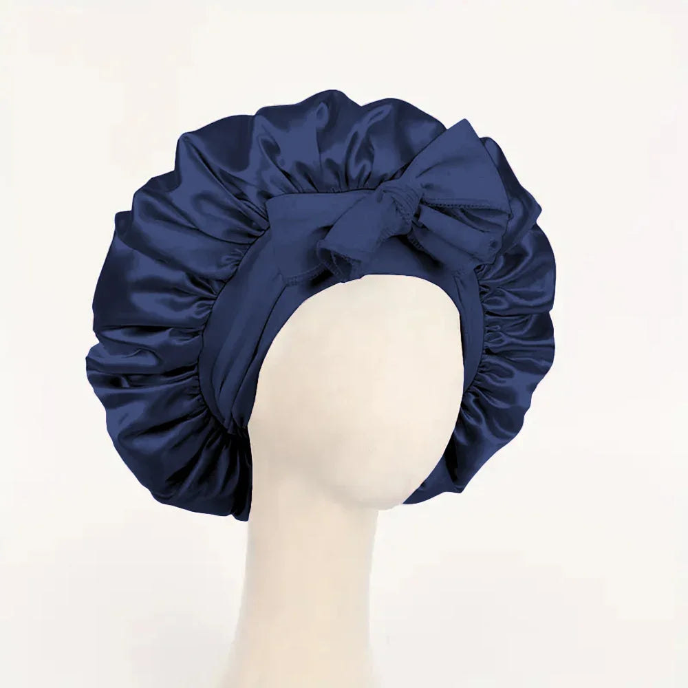 `Royal Satin Bonnet for Type 4 Hair — Protect Your Crown