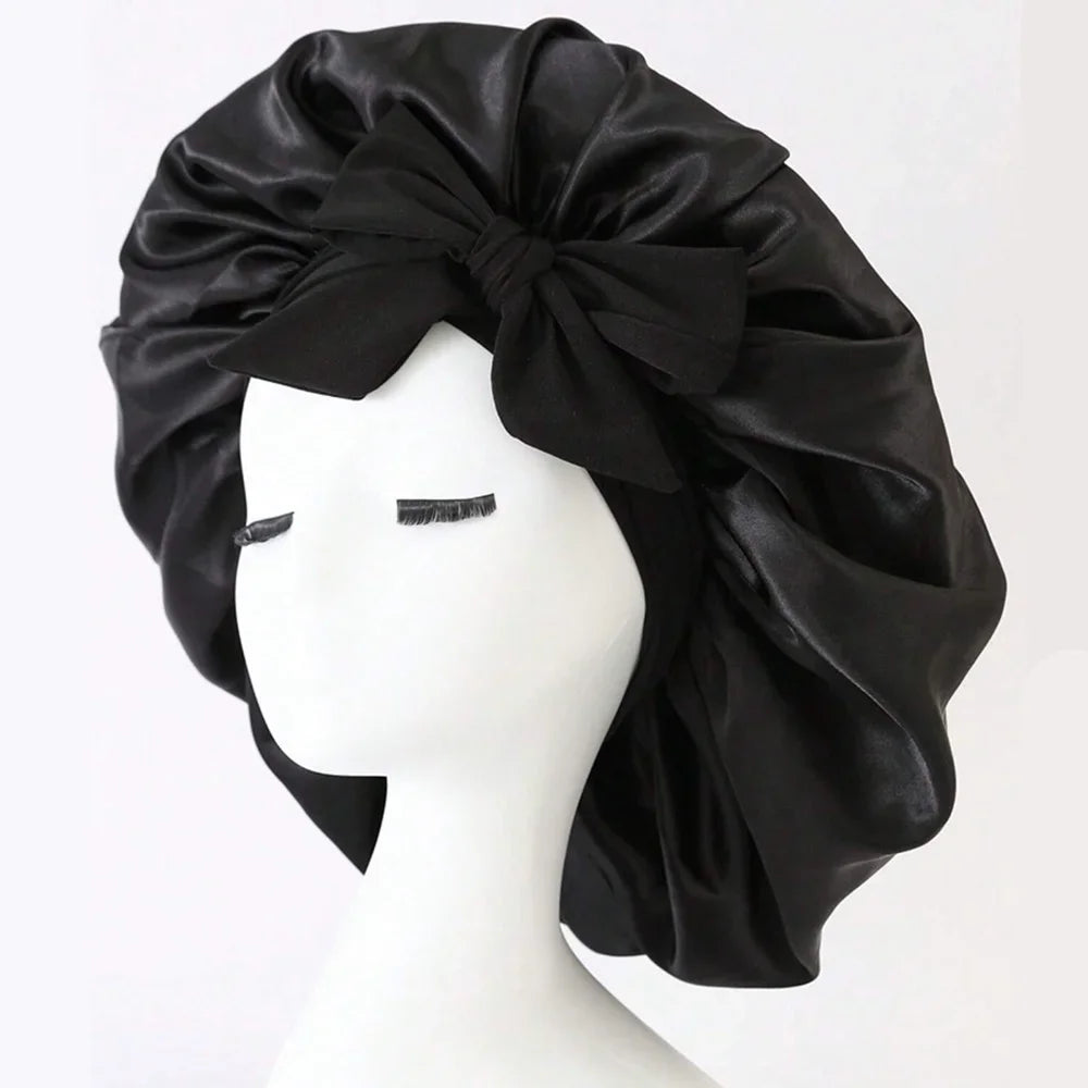 `Royal Satin Bonnet for Type 4 Hair — Protect Your Crown